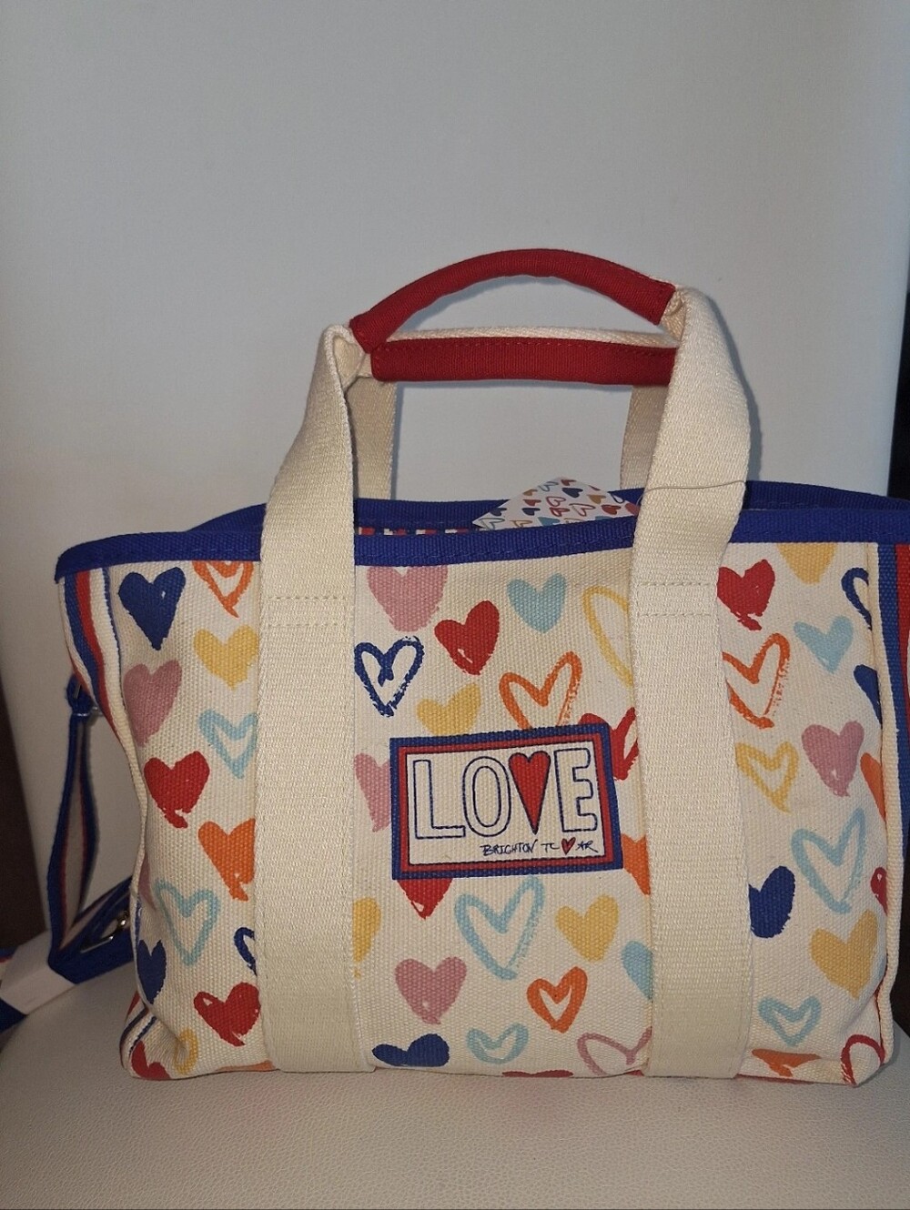 Brighton Multicolor "Sparkle & Shine" Mini Canva Tote NWT - Picture 2 of 7